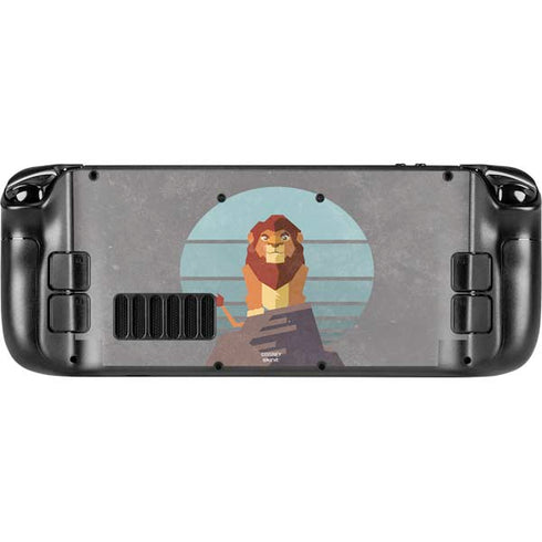 Disney The Lion King Simba On Pride Rock Steam Deck Handheld Gaming Computer Skin